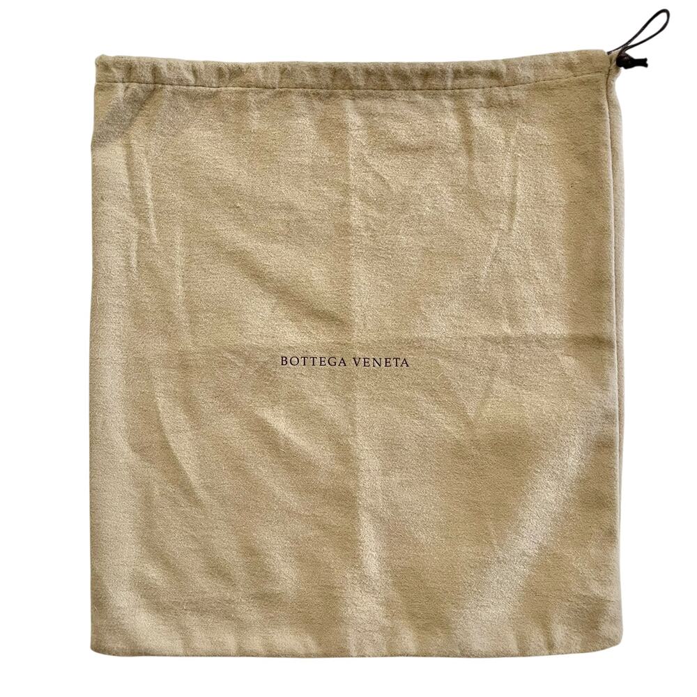 Bottega Veneta Beige Drawstring Protective Cover Dust Bag 13"x14.5"